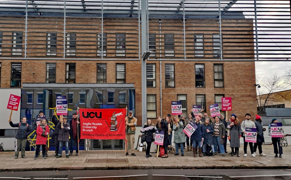 Spotlight on ARU UCU members on the picket line in&nbsp;Cambridge